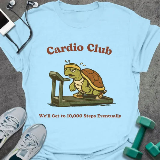 T-Shirt Light Blue / S Cardio Club T-Shirt