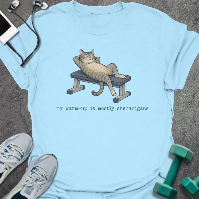 T-Shirt Light Blue / S Cat Shenanigans T-Shirt