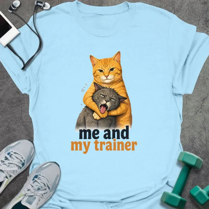 T-Shirt Light Blue / S Cat Trainer T-Shirt