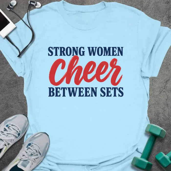 T-Shirt Light Blue / S Cheer Sets T-Shirt