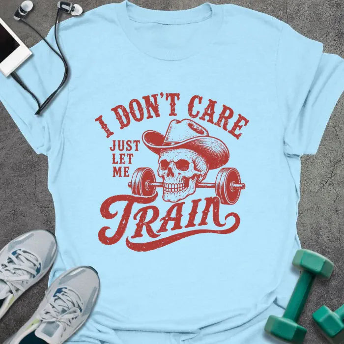 T-Shirt Light Blue / S Cowboy Train T-Shirt