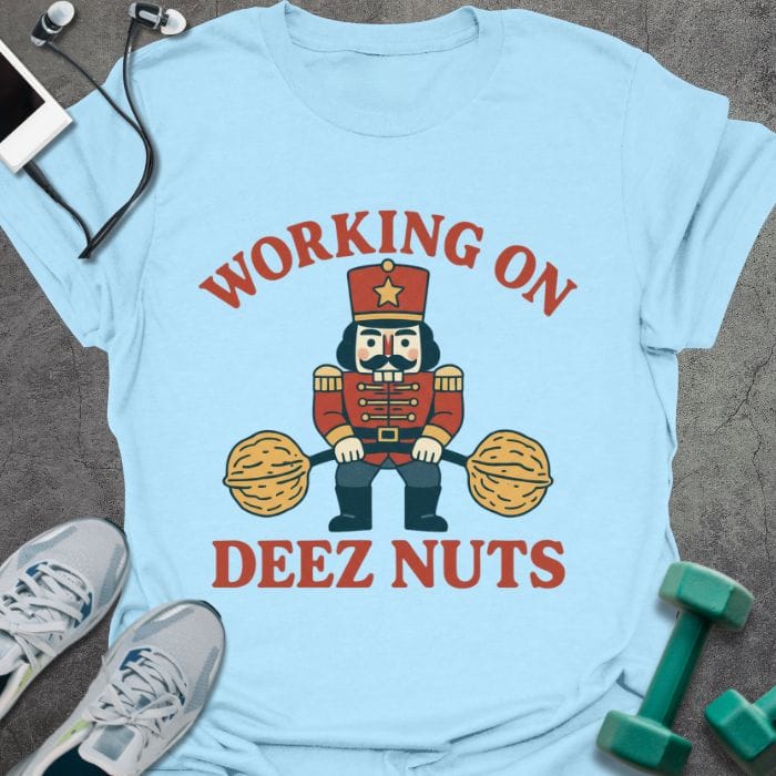 T-Shirt Light Blue / S Deez Nuts T-Shirt