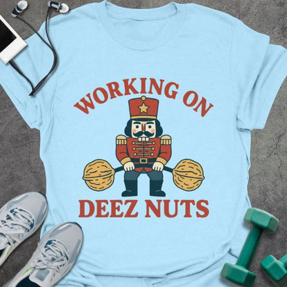 T-Shirt Light Blue / S Deez Nuts T-Shirt