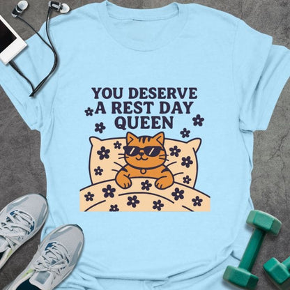 T-Shirt Light Blue / S Deserve Rest T-Shirt
