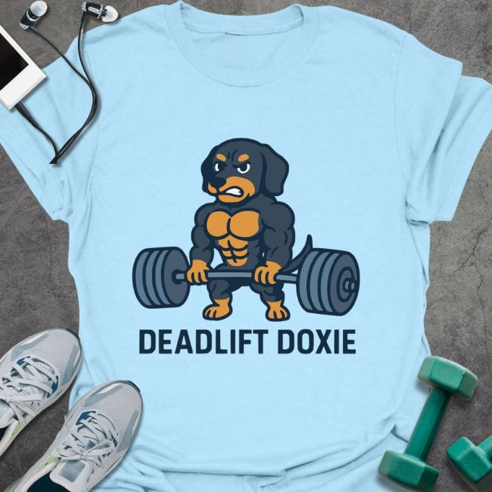 T-Shirt Light Blue / S DL Doxie T-Shirt