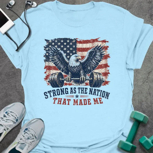 T-Shirt Light Blue / S Eagle Nation T-Shirt