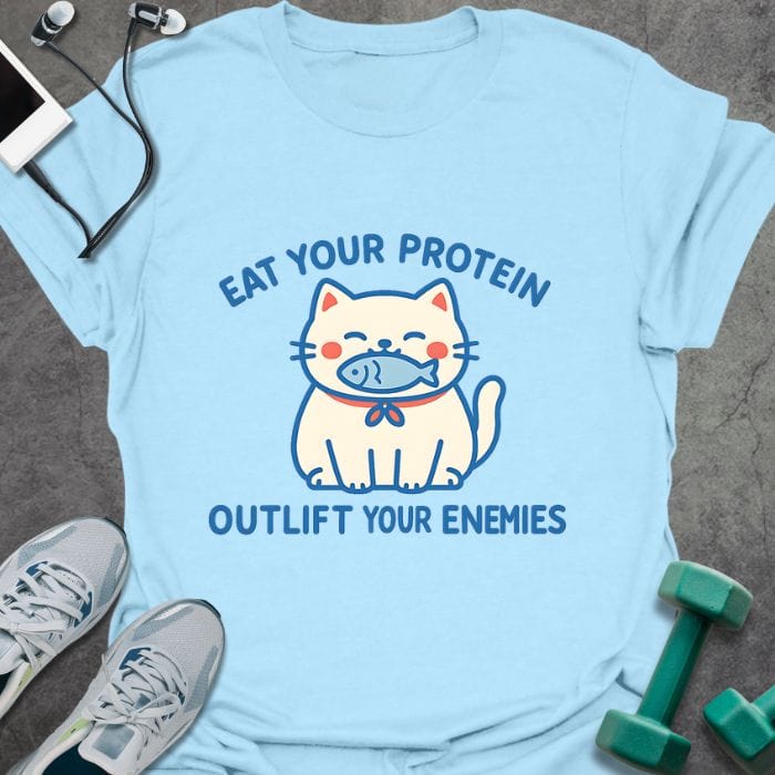 T-Shirt Light Blue / S Eat Protein T-Shirt