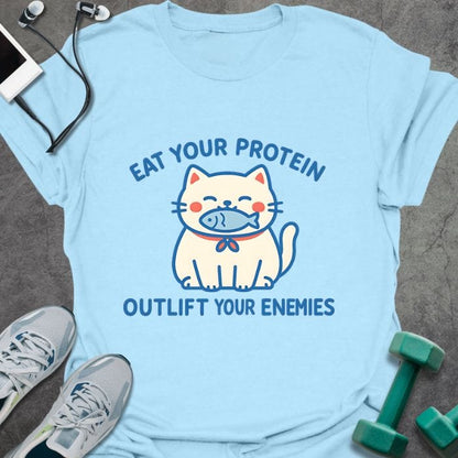 T-Shirt Light Blue / S Eat Protein T-Shirt