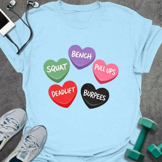 T-Shirt Light Blue / S Exercise Candy T-Shirt