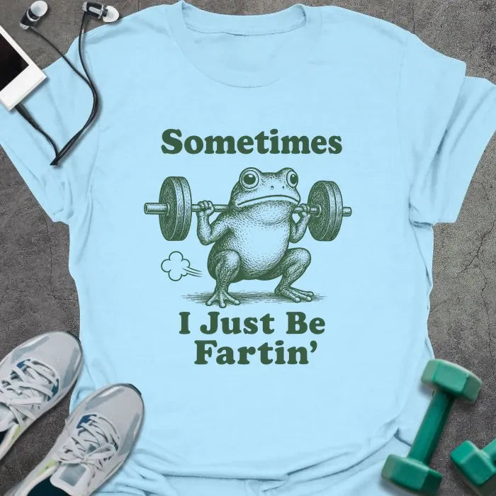 T-Shirt Light Blue / S Fartin Frog T-Shirt
