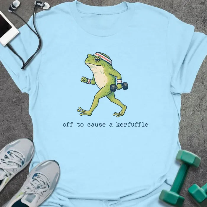 T-Shirt Light Blue / S Frog Kerfuffle T-Shirt