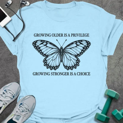 T-Shirt Light Blue / S Growing Strong T-Shirt