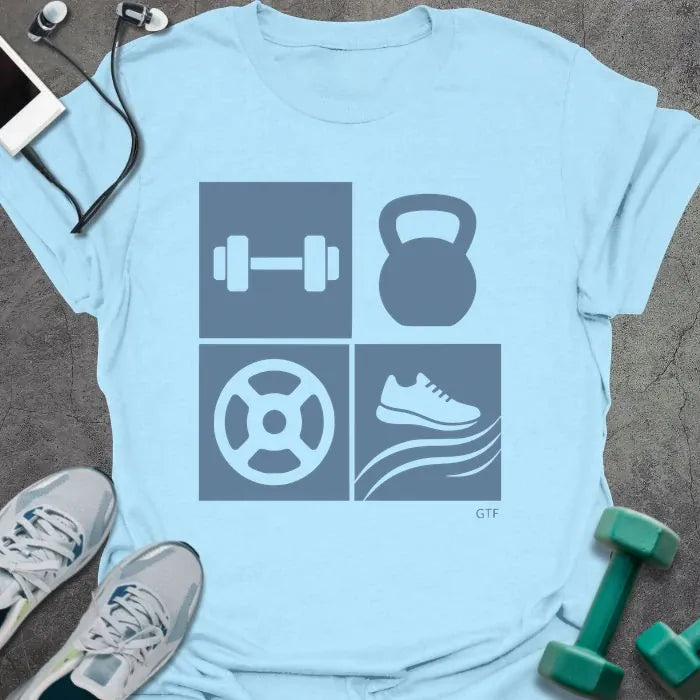 T-Shirt Light Blue / S GTF Icons T-Shirt