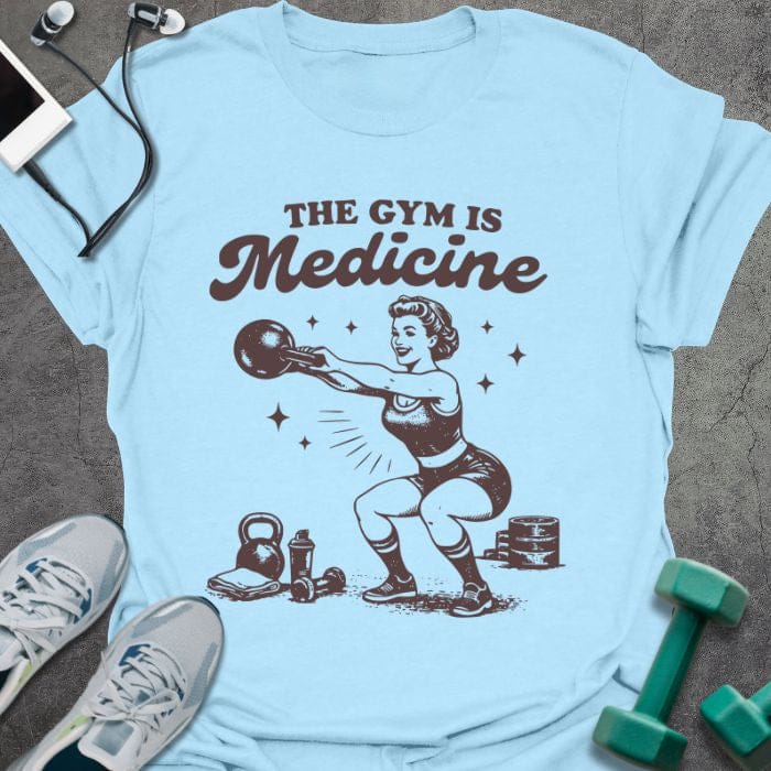 T-Shirt Light Blue / S Gym Medicine R T-Shirt