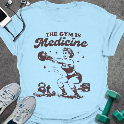 T-Shirt Light Blue / S Gym Medicine R T-Shirt