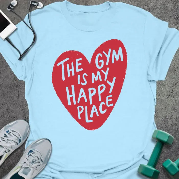 T-Shirt Light Blue / S Happy Place T-Shirt