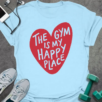 T-Shirt Light Blue / S Happy Place T-Shirt