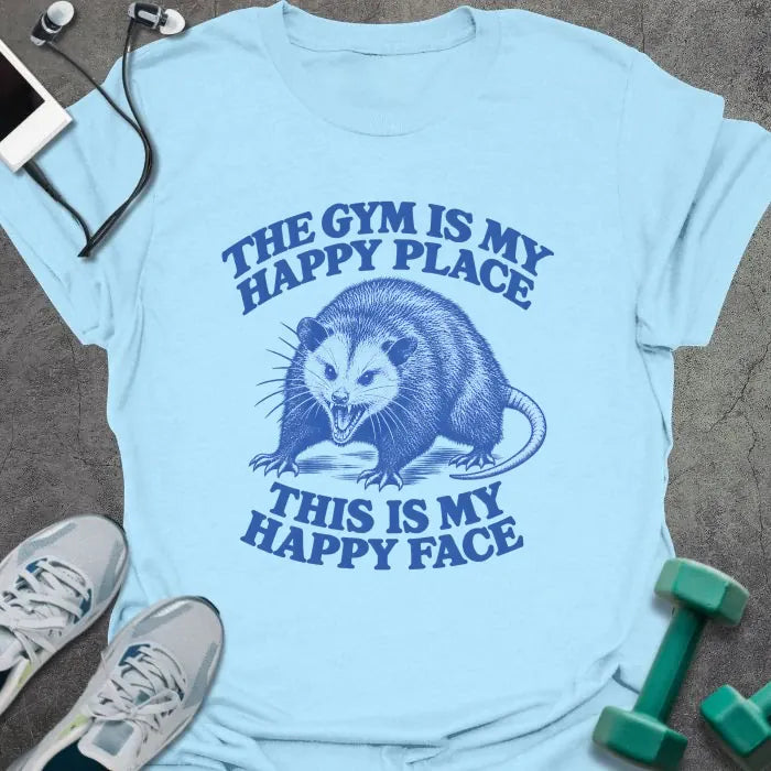 T-Shirt Light Blue / S Happy Rat T-Shirt