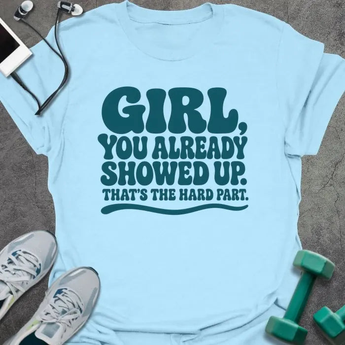 T-Shirt Light Blue / S Hard Part T-Shirt