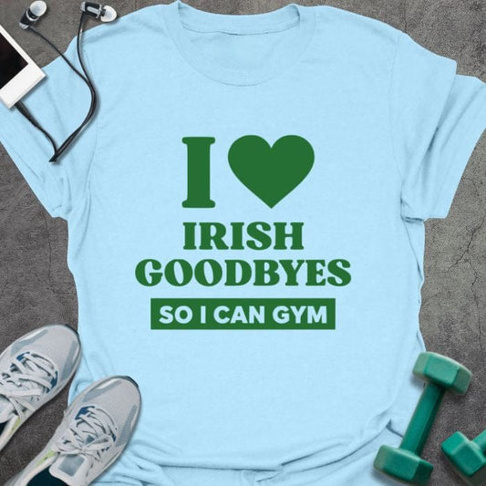 T-Shirt Light Blue / S Irish Goodbyes T-Shirt