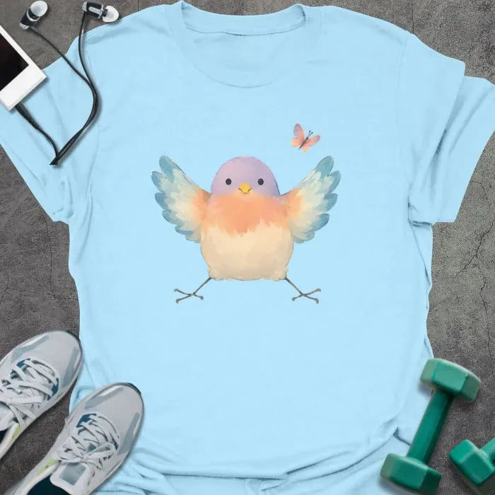 T-Shirt Light Blue / S Jumping Jack Bird T-Shirt