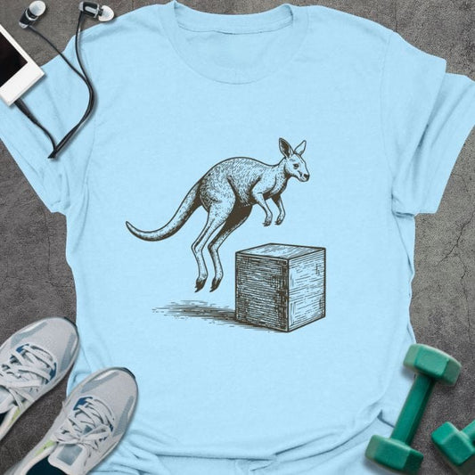 T-Shirt Light Blue / S Kangaroo Jump T-Shirt