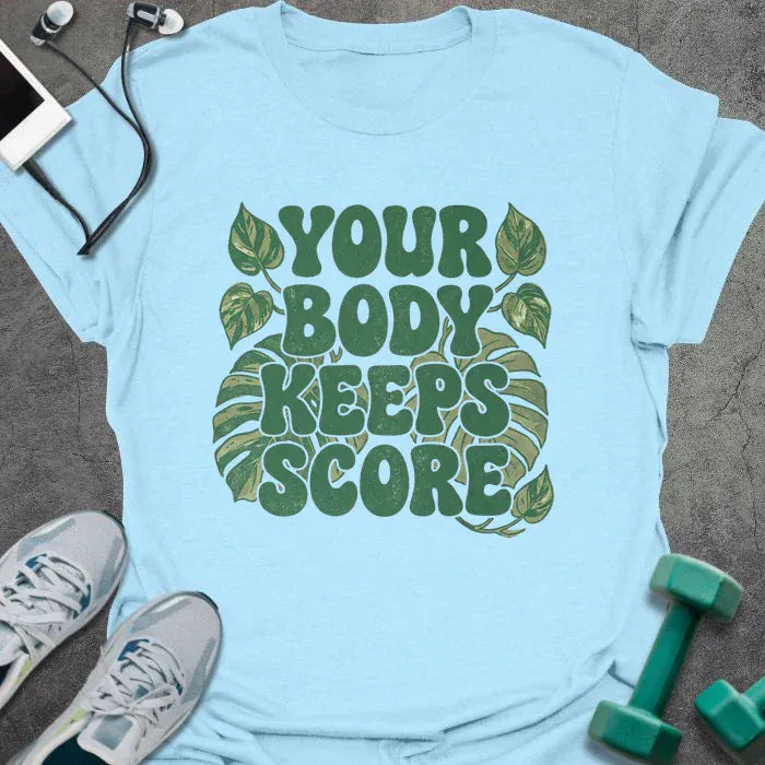 T-Shirt Light Blue / S Keeps Score T-Shirt