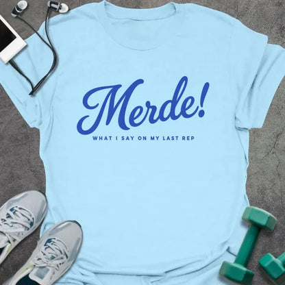 T-Shirt Light Blue / S Last Merde T-Shirt