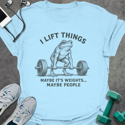 T-Shirt Light Blue / S Lift Things