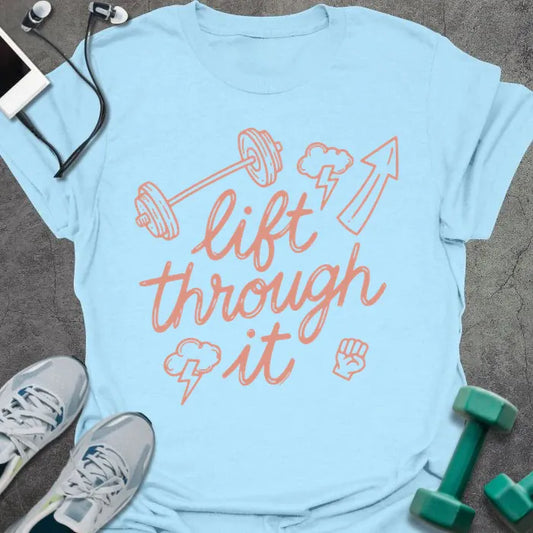 T-Shirt Light Blue / S Lift Through T-Shirt