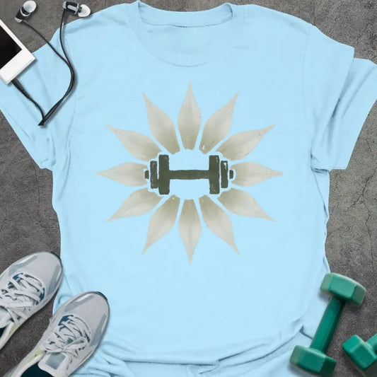 T-Shirt Light Blue / S Lily Flower T-Shirt