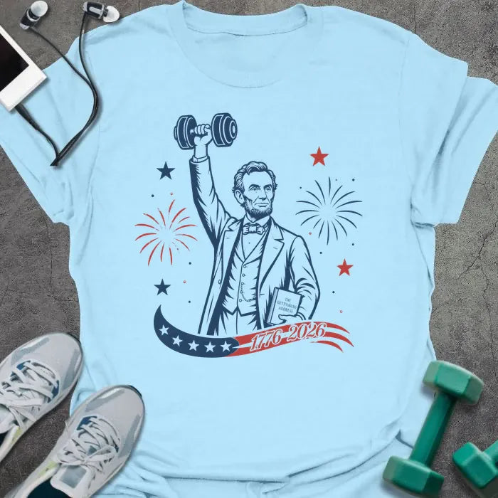 T-Shirt Light Blue / S Lincoln Celebrates T-Shirt