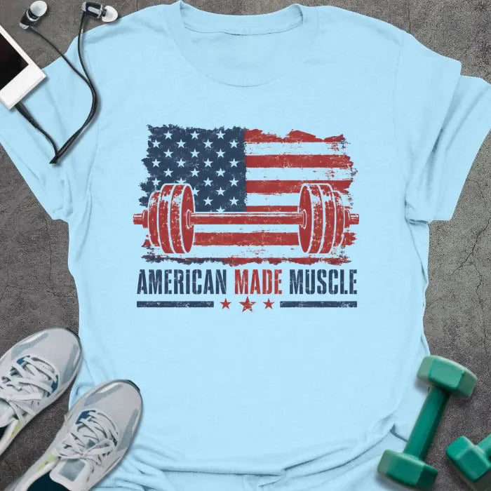 T-Shirt Light Blue / S Made Muscle T-Shirt