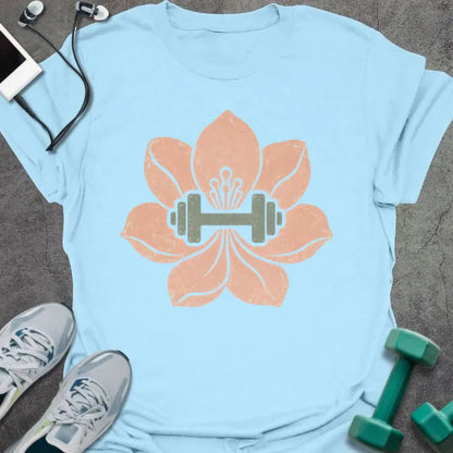 T-Shirt Light Blue / S Magnolia Dumbbell T-Shirt