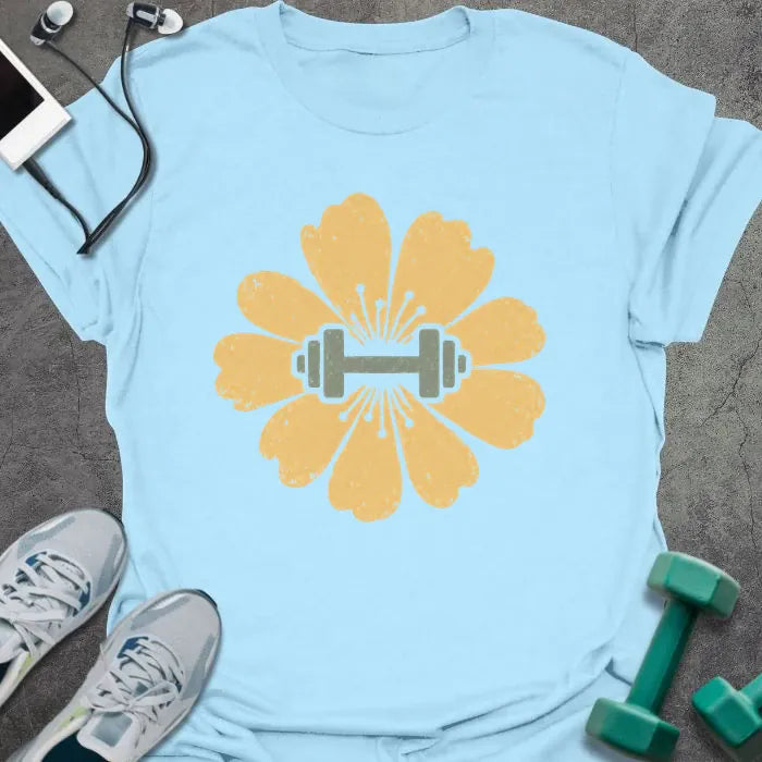 T-Shirt Light Blue / S Marigold Dumbbell T-Shirt