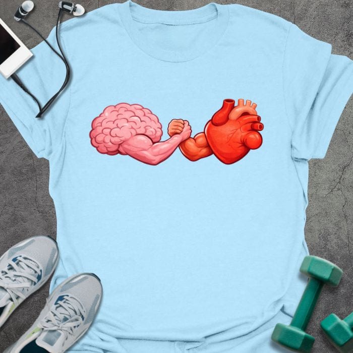 T-Shirt Light Blue / S Mind Muscle T-Shirt