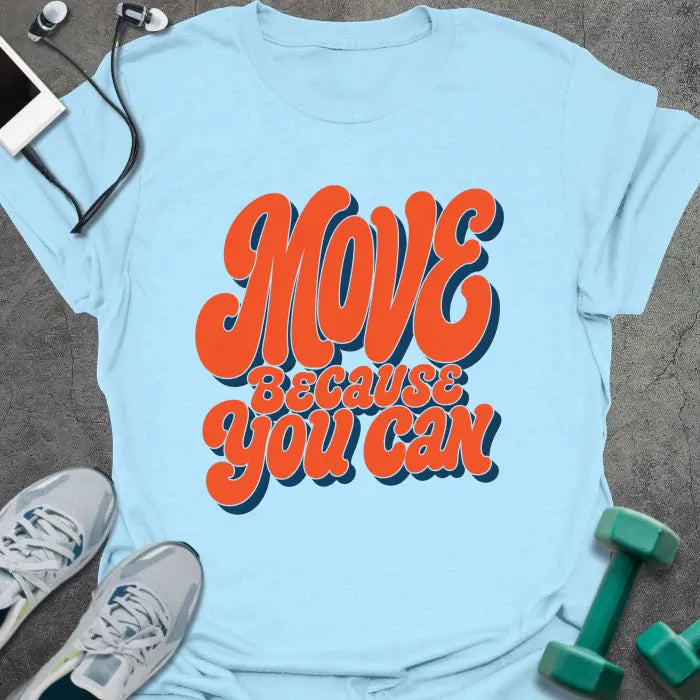 T-Shirt Light Blue / S Move Groovy
