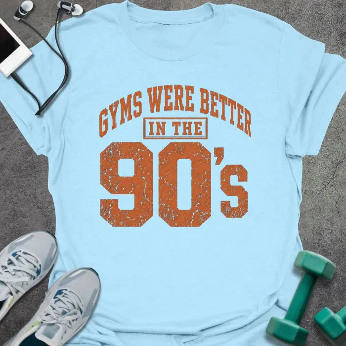 T-Shirt Light Blue / S Nineties Gym T-Shirt