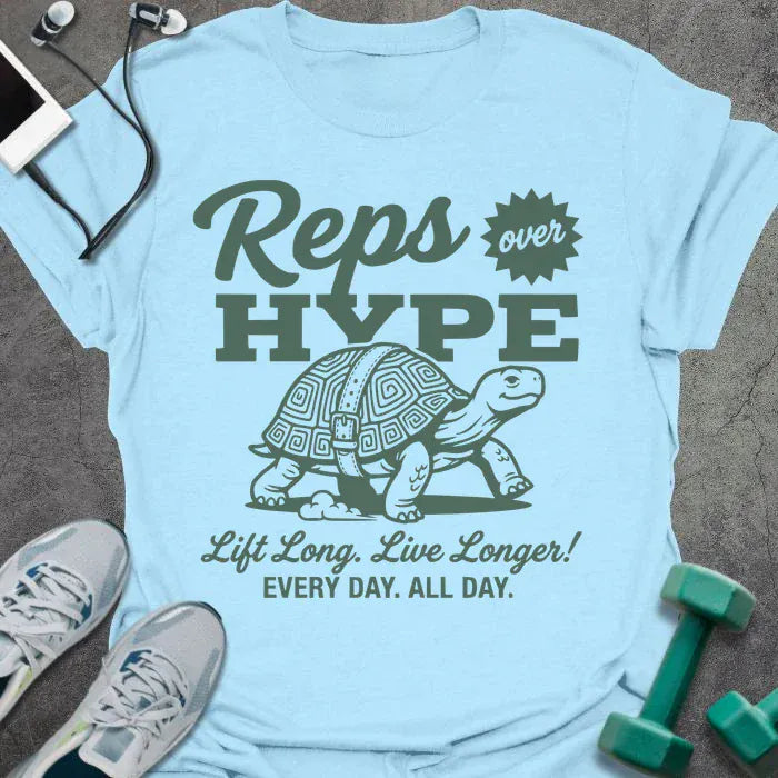 T-Shirt Light Blue / S Over Hype T-Shirt