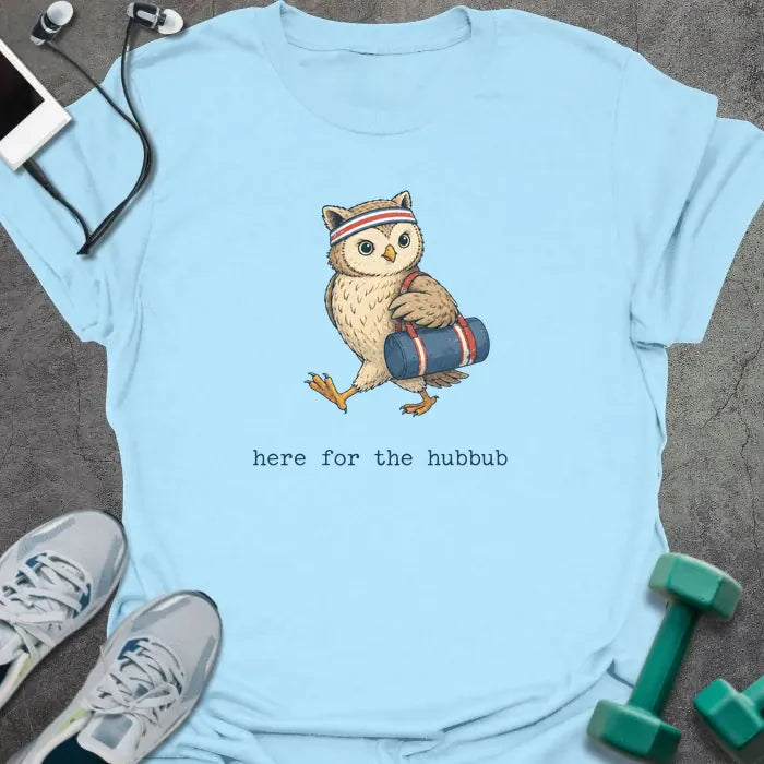 T-Shirt Light Blue / S Owl Hubbub T-Shirt