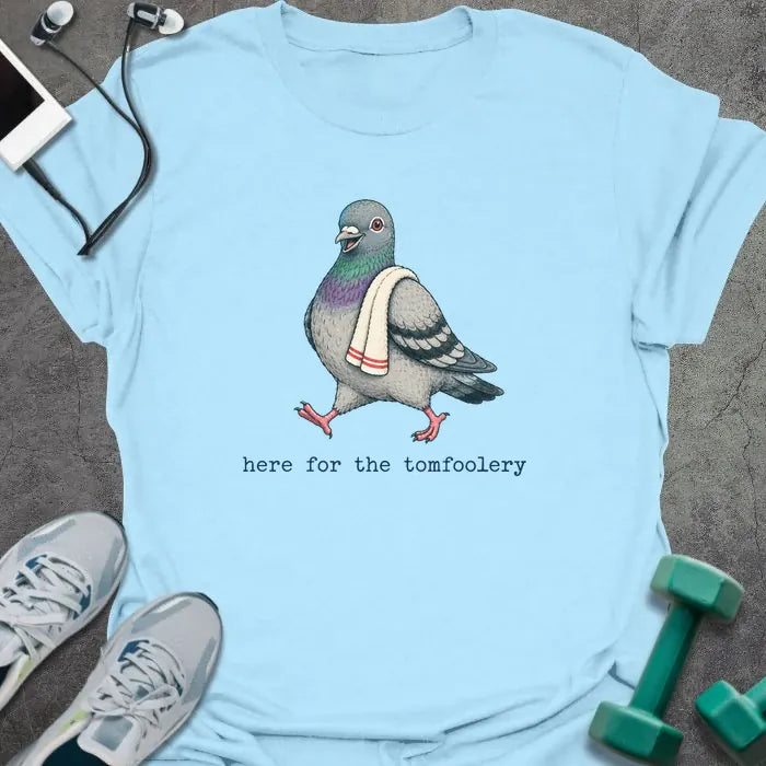 T-Shirt Light Blue / S Pigeon Tomfoolery T-Shirt