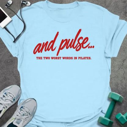 T-Shirt Light Blue / S Pilates Pulse T-Shirt