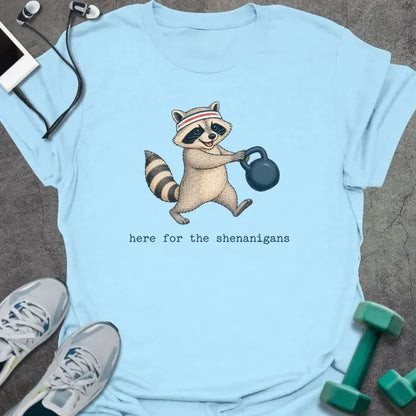 T-Shirt Light Blue / S Raccoon Shenanigans T-Shirt