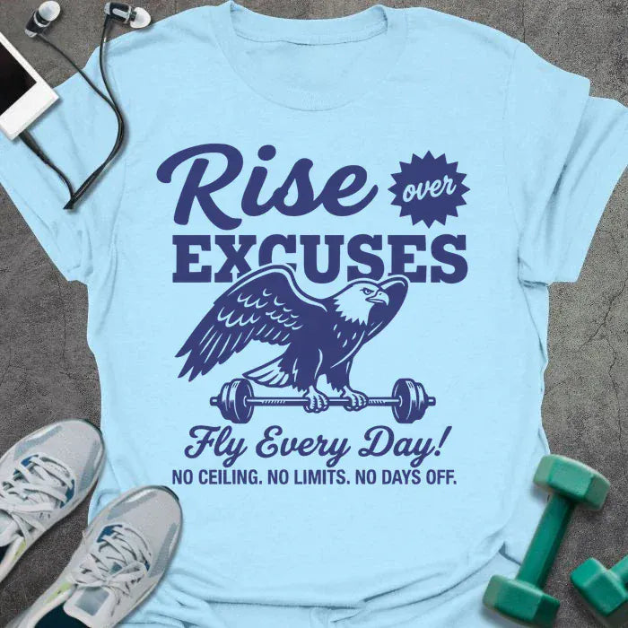 T-Shirt Light Blue / S Rise Over T-Shirt