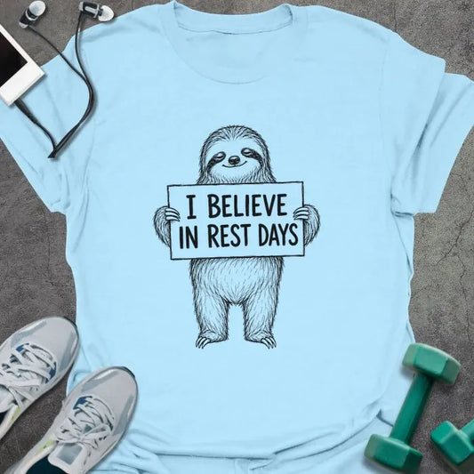 T-Shirt Light Blue / S Sloth Believer T-Shirt