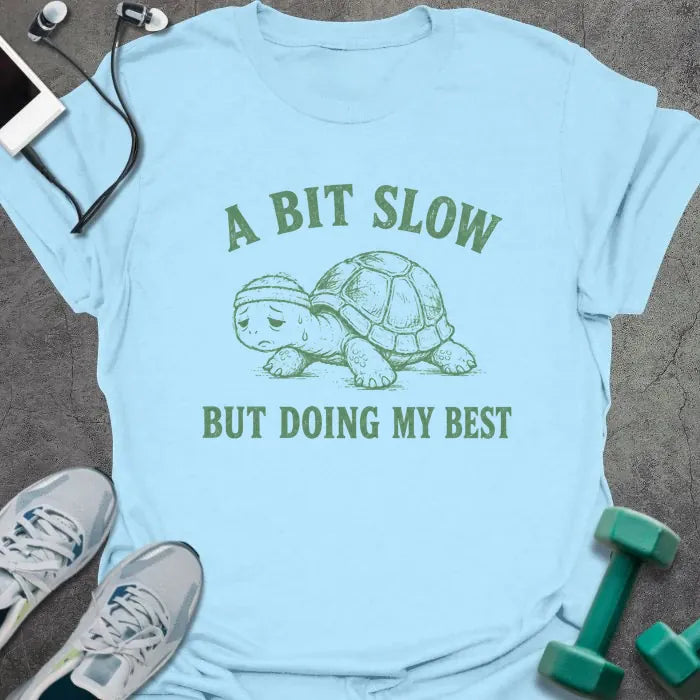 T-Shirt Light Blue / S Slow Turtle T-Shirt