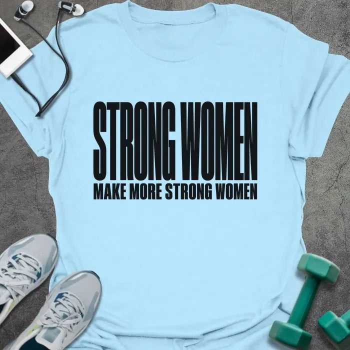 T-Shirt Light Blue / S Strong Women T-Shirt