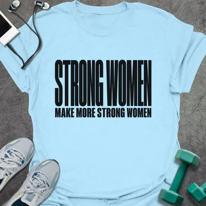 T-Shirt Light Blue / S Strong Women T-Shirt
