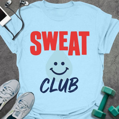 T-Shirt Light Blue / S Sweat Club T-Shirt