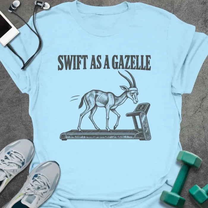 T-Shirt Light Blue / S Treadmill Gazelle T-Shirt